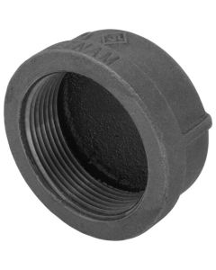 2-1/2" Black Cap