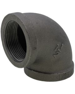 1-1/2" Black 90-Degree Elbow