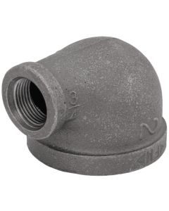 2" x 3/4" Black 90-Degree Reducing Elbow