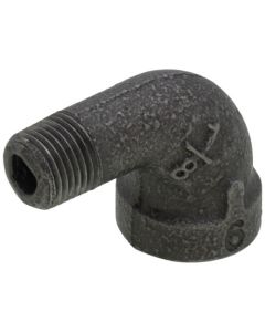 1/8" Black 90° Street Elbow