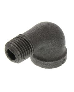 1/4" Black 90° Street Elbow