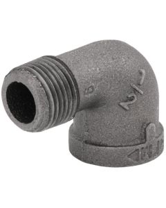 1/2" Black 90-Degree Street Elbow
