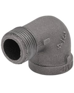 3/4" Black 90-Degree Street Elbow