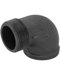 2-1/2" Black 90-Degree Street Elbow