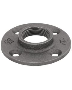 1-1/4" Black Floor Flange