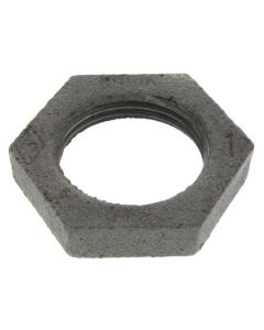 1" Black Locknut