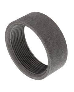 2" Black Merchant Half Coupling