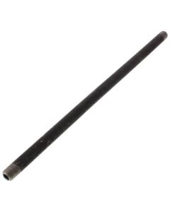 1/8" x 10" Black Nipple