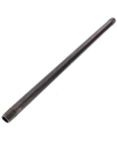 1/4" x 12" Black Nipple