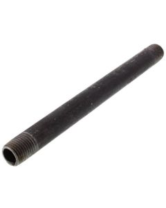 1/4" x 6" Black Nipple