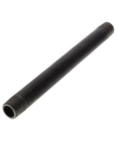 3/8" x 7" Black Nipple