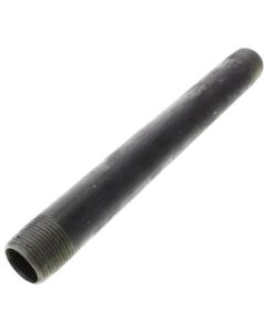 3/4" x 9" Black Nipple