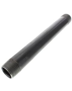1" x 10" Black Nipple