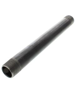 1" x 11" Black Nipple