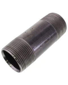 1-1/4" x 4" Black Nipple