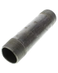 1-1/4" x 6" Black Nipple