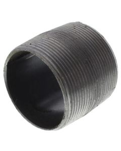 2" x Close Black Nipple