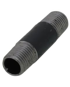 1/4" x 2" Black Nipple