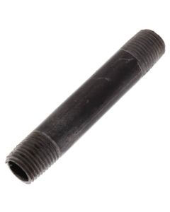 1/4" x 3" Black Nipple