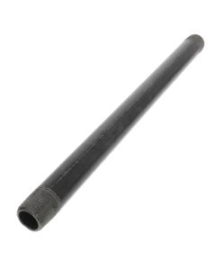 1/2" x 12" Black Nipple
