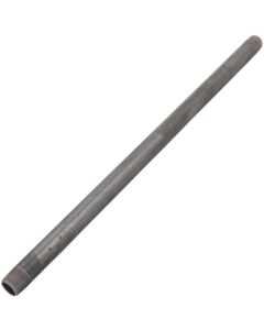 1/2" x 18" Black Nipple