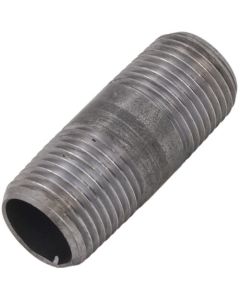 1/2" x 2" Black Nipple