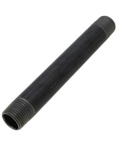 1/2" x 6" Black Nipple