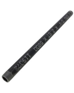 3/4" x 18" Black Nipple
