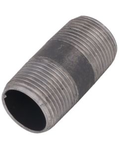 3/4" x 2" Black Nipple