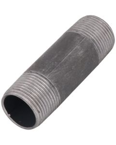 3/4" x 3" Black Nipple