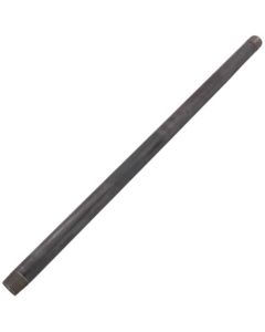 1" x 30" Black Nipple