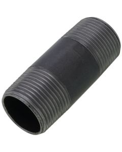 1" x 3" Black Nipple