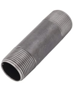 1" x 4" Black Nipple