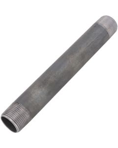1" x 9" Black Nipple