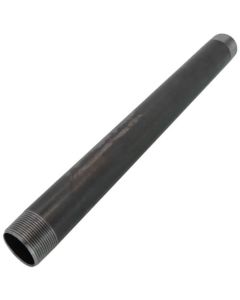 1-1/2" x 18" Black Nipple