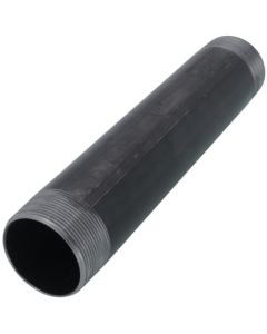2" x 11" Black Nipple