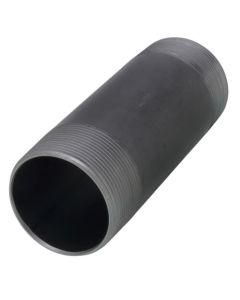 2" x 6" Black Nipple