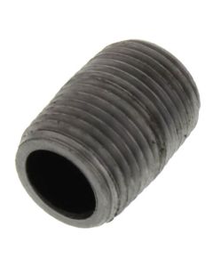 1/2" x Close Schedule 80 Heavy Duty Black Nipple