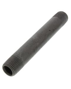 1/2" x 5-1/2" Schedule 80 Heavy Duty Black Nipple