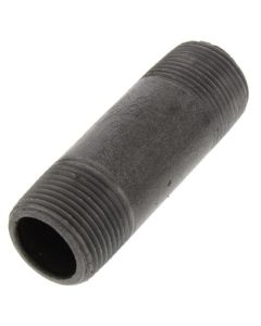 3/4" x 3" Schedule 80 Heavy Duty Black Nipple