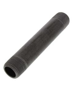 3/4" x 5-1/2" Schedule 80 Heavy Duty Black Nipple