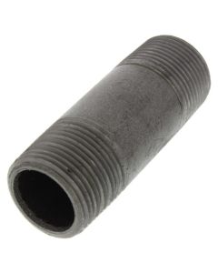 1" x 3-1/2" Schedule 80 Heavy Duty Black Nipple