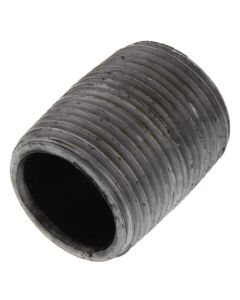 1" x Close Schedule 80 Heavy Duty Black Nipple