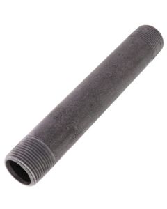 1" x 8" Schedule 80 Heavy Duty Black Nipple
