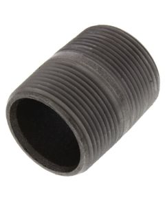 1-1/4" x 2" Schedule 80 Heavy Duty Black Nipple