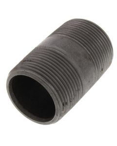 1-1/4" x 2-1/2" Schedule 80 Heavy Duty Black Nipple