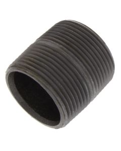 1-1/4" x Close Schedule 80 Heavy Duty Black Nipple