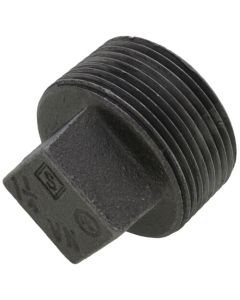1-1/4" Black Plug