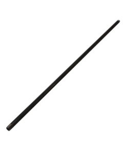 1/4" x 30" Black Nipple
