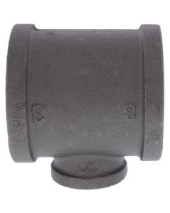 3" x 3" x 1-1/2" Black Reducing Tee